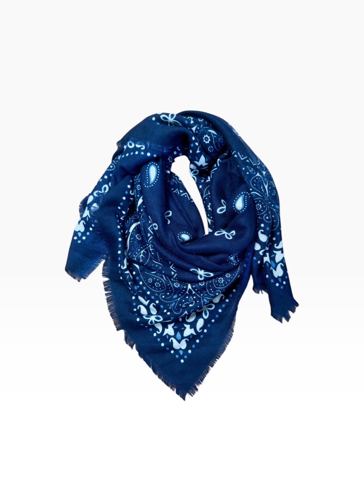 Foulard bandana Bianca bleu marine